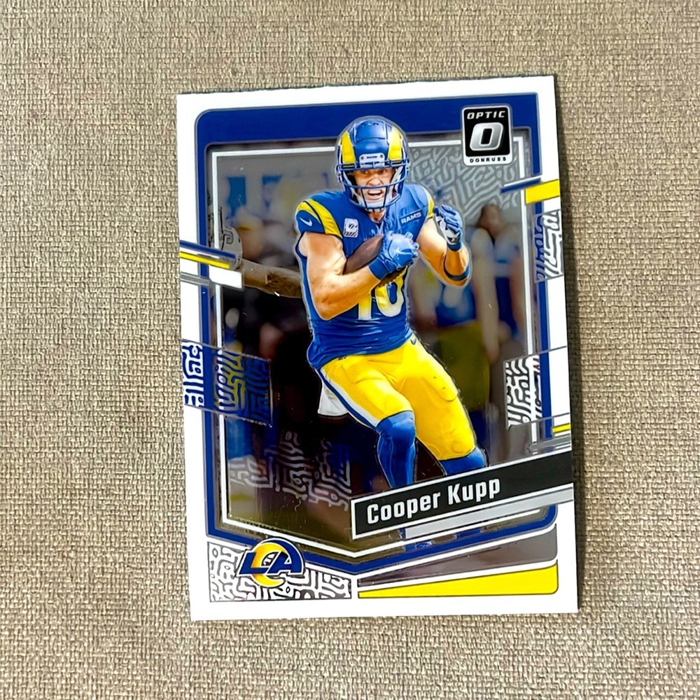 Cooper Kupp 2023 Panini Optic Donruss Los Angeles Rams NFL Football Sports Card